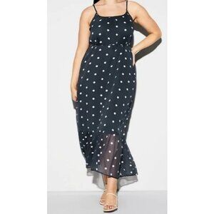 Old Navy Occasion Chiffon Maxi Dress M Petite Waist Tie Lined Formal NWT
